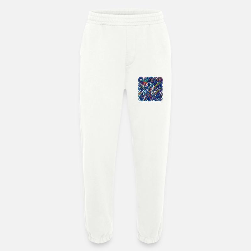 Halluzinationsgitter - Heavyweight Jogginghose - made by SPREAD  - OFF WHITE