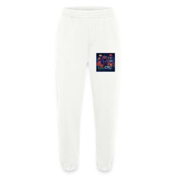 Retro-Pixel-Arcade-Gaming-Design - Heavyweight Jogginghose - made by SPREAD  - OFF WHITE - Vorne