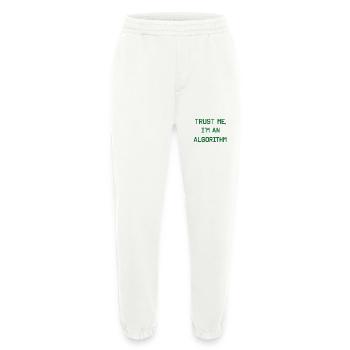 Trust me, I’m an Algorithm – Nerd & Programmierer  - Heavyweight Jogginghose - made by SPREAD  - OFF WHITE - Vorne