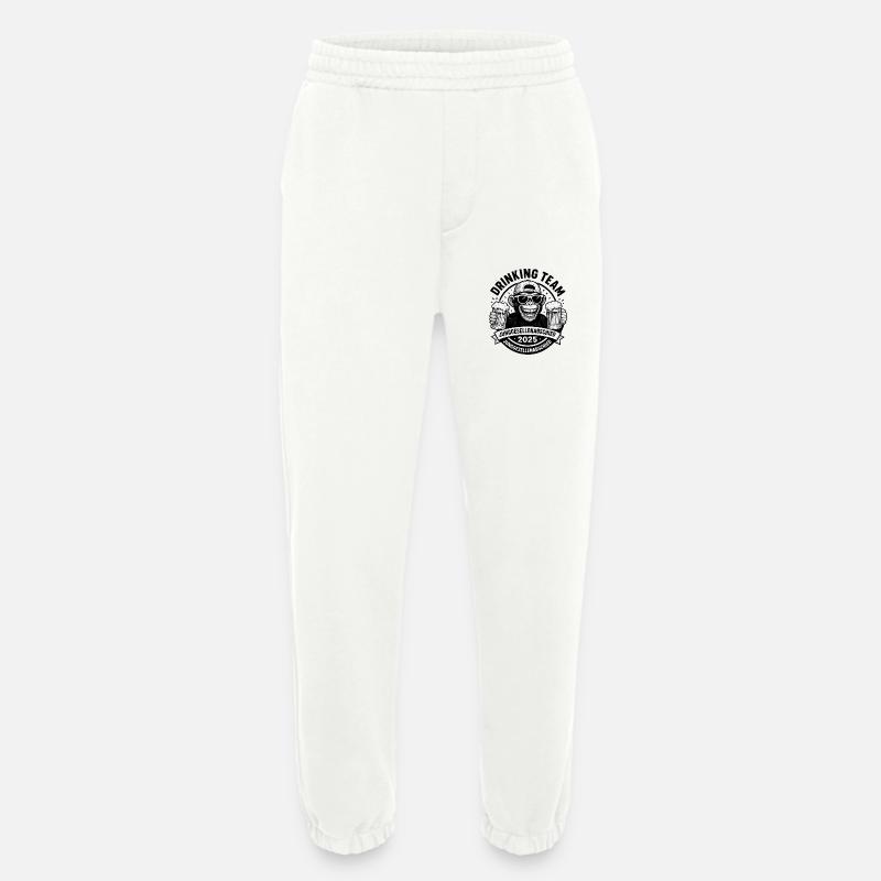 Junggesellenabschied Trinkteam Design - Heavyweight Jogginghose - made by SPREAD  - OFF WHITE