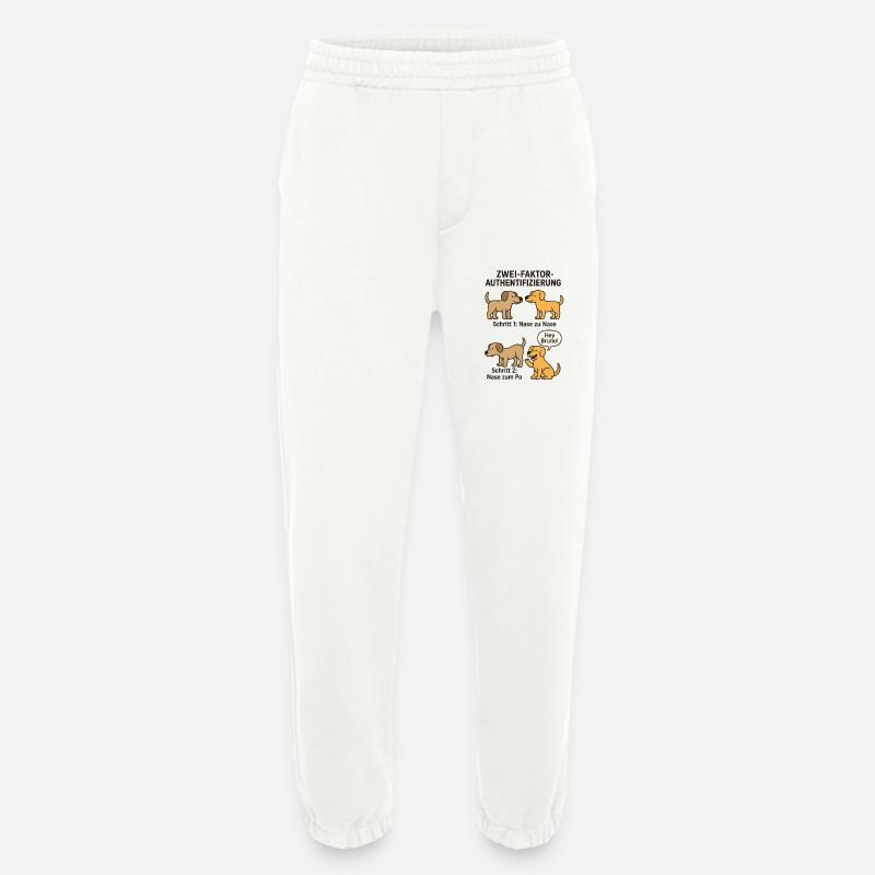 Dog Detection Two-Factor Authentication - Heavyweight Jogging Pants - made by SPREAD  - OFF WHITE