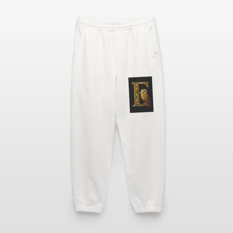 E - Magisches Ornament mit Eule Heavyweight Jogginghose - made by SPREAD 