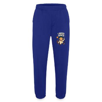 Monkey Astronaut: Space and Fantasy - Heavyweight Jogging Pants - made by SPREAD  - Iconic Blue - Front