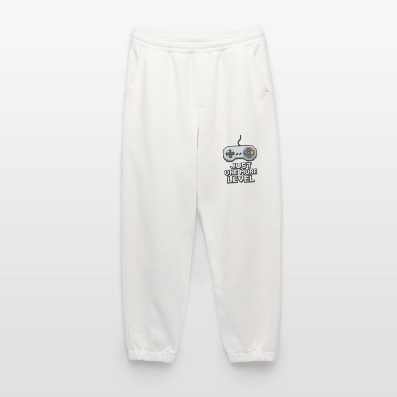 Conception de la manette de jeu Pixel Neon Pantalon de jogging bio épais fabriqué en UE