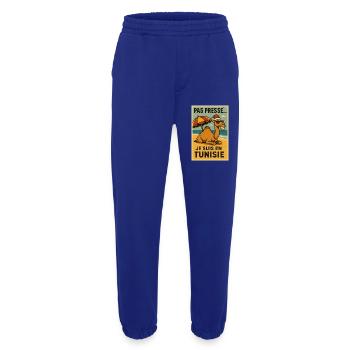 Christmas Camel in Tunisia - Heavyweight Jogging Pants - made by SPREAD  - Iconic Blue - Front
