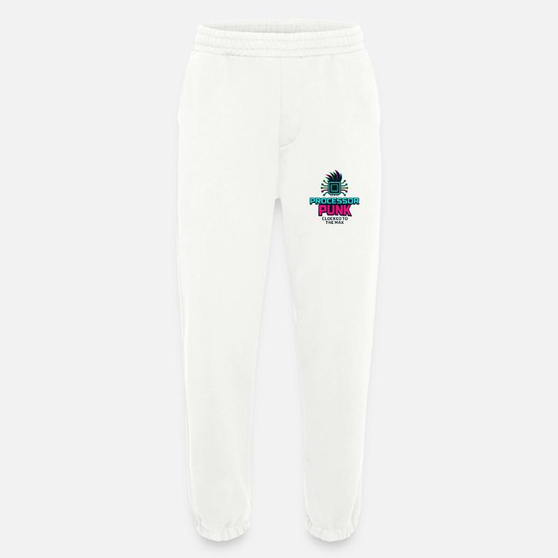 Processor Punk - Heavyweight Jogging Pants - made by SPREAD  - OFF WHITE