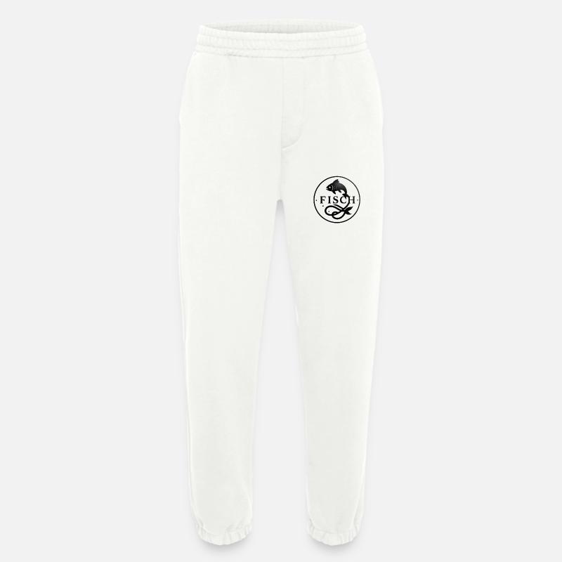 Fisch Kreis Sternzeichen - Heavyweight Jogginghose - made by SPREAD  - OFF WHITE