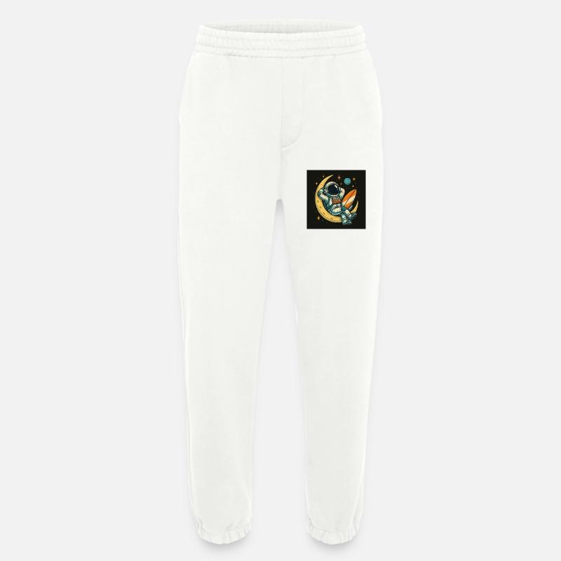 Mondkosmos Astro Surfer - Heavyweight Jogginghose - made by SPREAD  - OFF WHITE