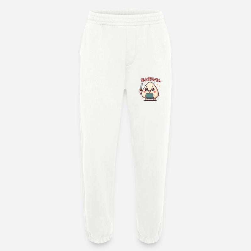 Onigiri Power Krieger - Heavyweight Jogginghose - made by SPREAD  - OFF WHITE