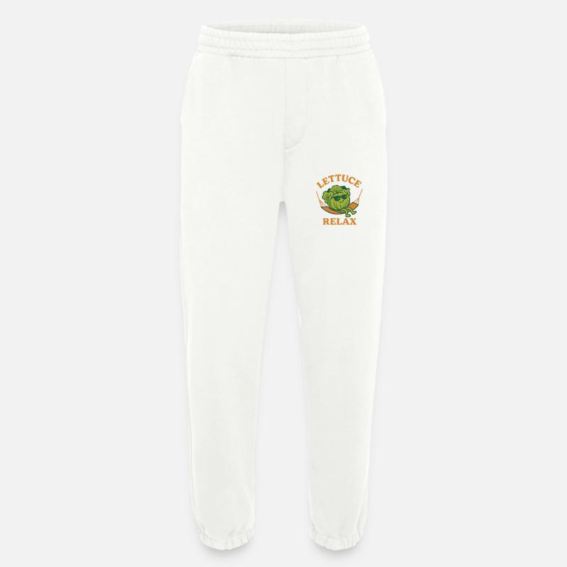 Kopfsalat Relax im Hamaka - Heavyweight Jogginghose - made by SPREAD  - OFF WHITE