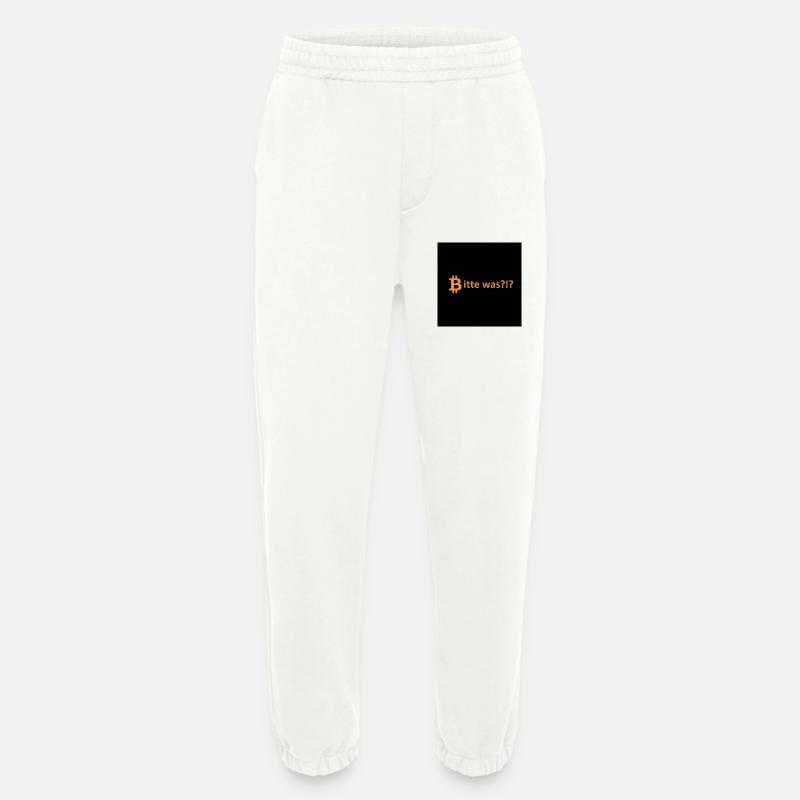 Bitcoin Bitte Was Spruch - Heavyweight Jogginghose - made by SPREAD  - OFF WHITE