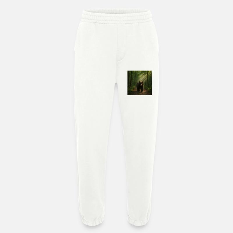 Sonnenstrahlen Bär im Wald - Heavyweight Jogginghose - made by SPREAD  - OFF WHITE