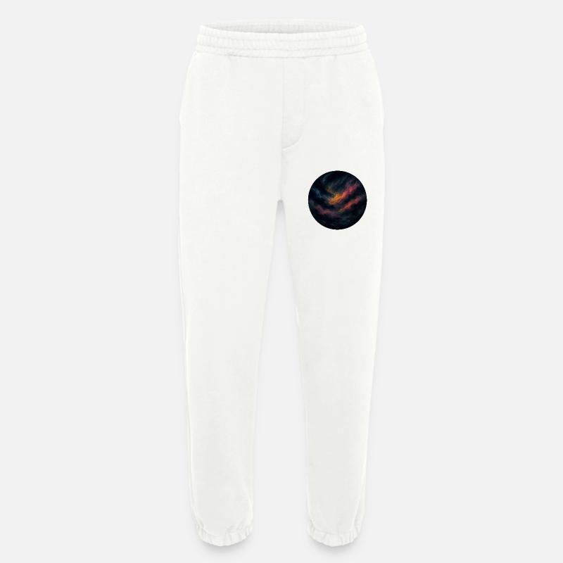 Orangefarbener Nachthimmel - Heavyweight Jogginghose - made by SPREAD  - OFF WHITE