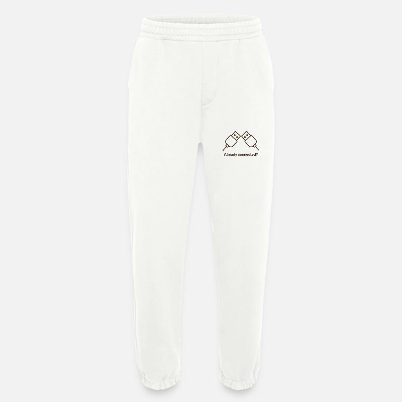 Already connected - Heavyweight Jogginghose - made by SPREAD  - OFF WHITE