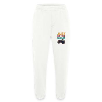 Juste un t-shirt rétro de jeu de plus - Pantalon de jogging bio épais fabriqué en UE - OFF WHITE - Devant
