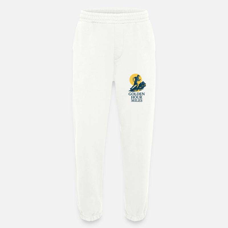 Golden Hour Miles Trailrunner - Heavyweight Jogginghose - made by SPREAD  - OFF WHITE