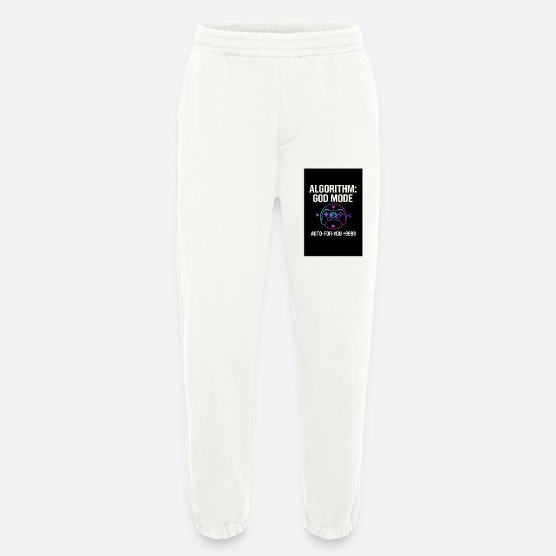 Algorithm God Mode - Heavyweight Jogging Pants - made by SPREAD  - OFF WHITE
