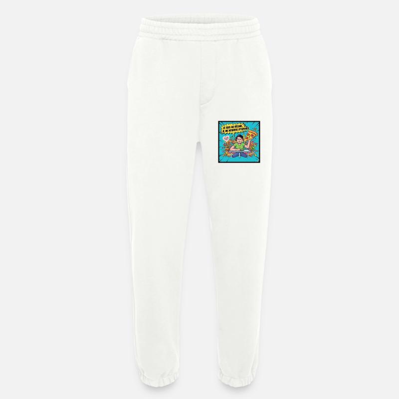 Diät und Hoffnungen Comics - Heavyweight Jogginghose - made by SPREAD  - OFF WHITE