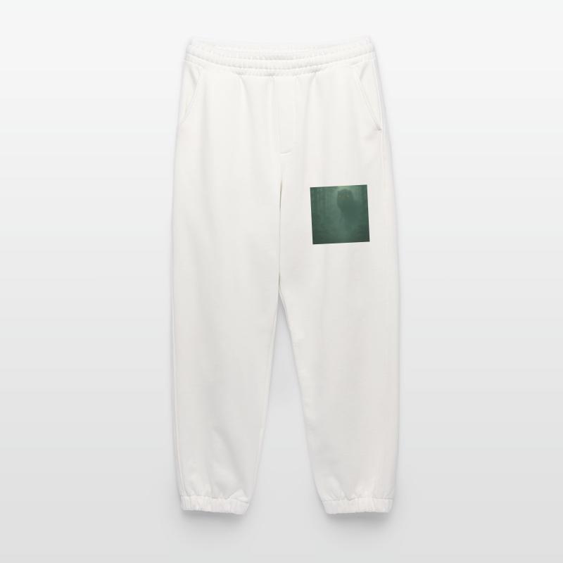 Cloud Forest Dinosaur with Fire Eyes Heavyweight Jogging Pants - made by SPREAD 