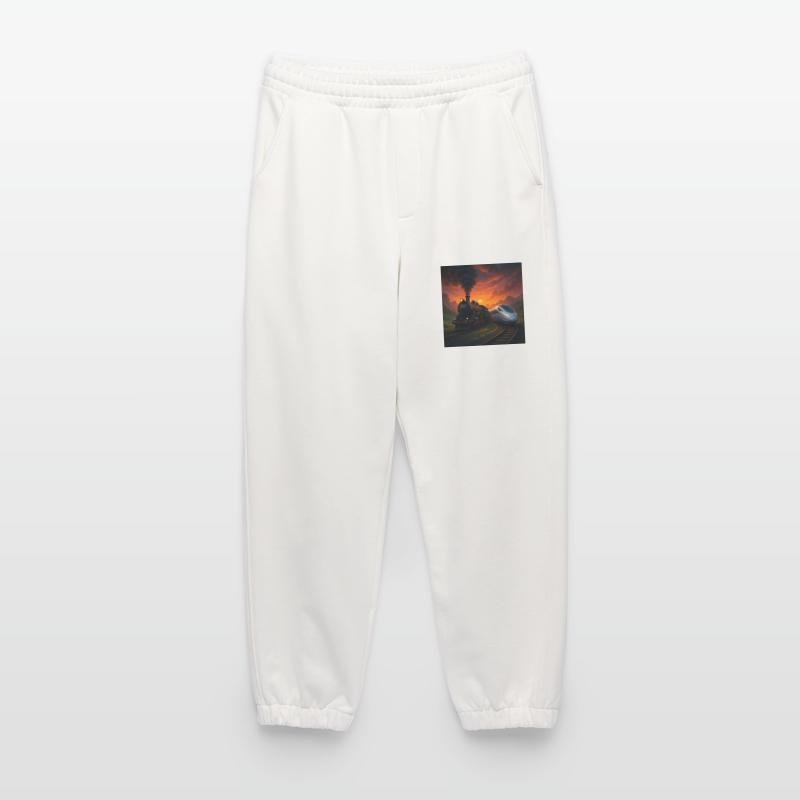 Steam Train vs Future Train Heavyweight Jogging Pants - made by SPREAD 