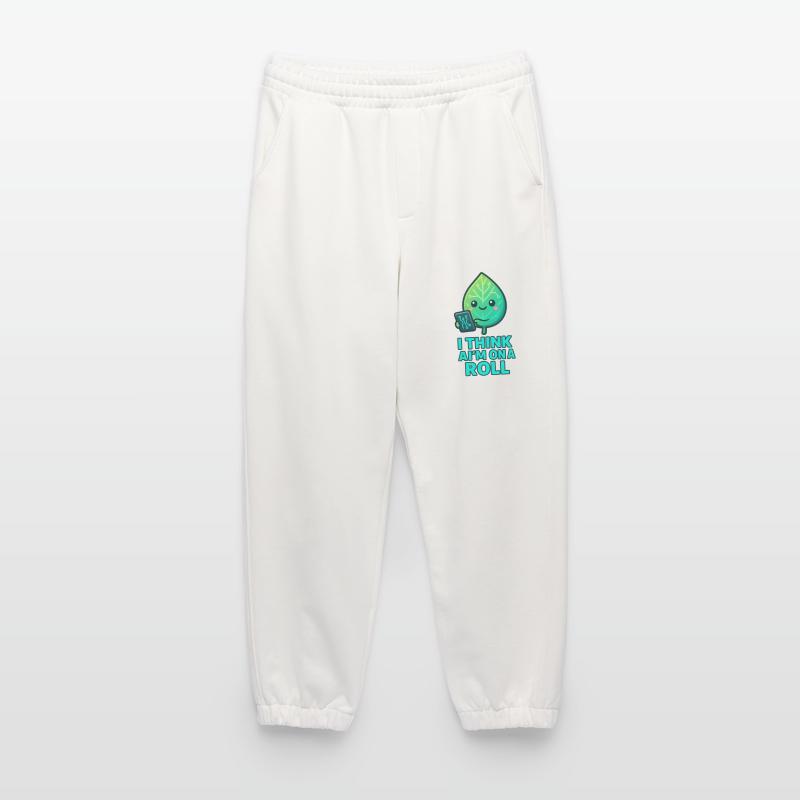 Leaf Tech Pun I Think I'm on a Roll Heavyweight Jogginghose - made by SPREAD 