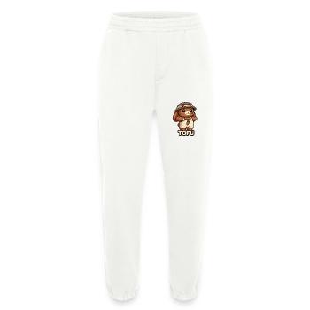 Tofu skull drains rabbit - Heavyweight Jogging Pants - made by SPREAD  - OFF WHITE - Front