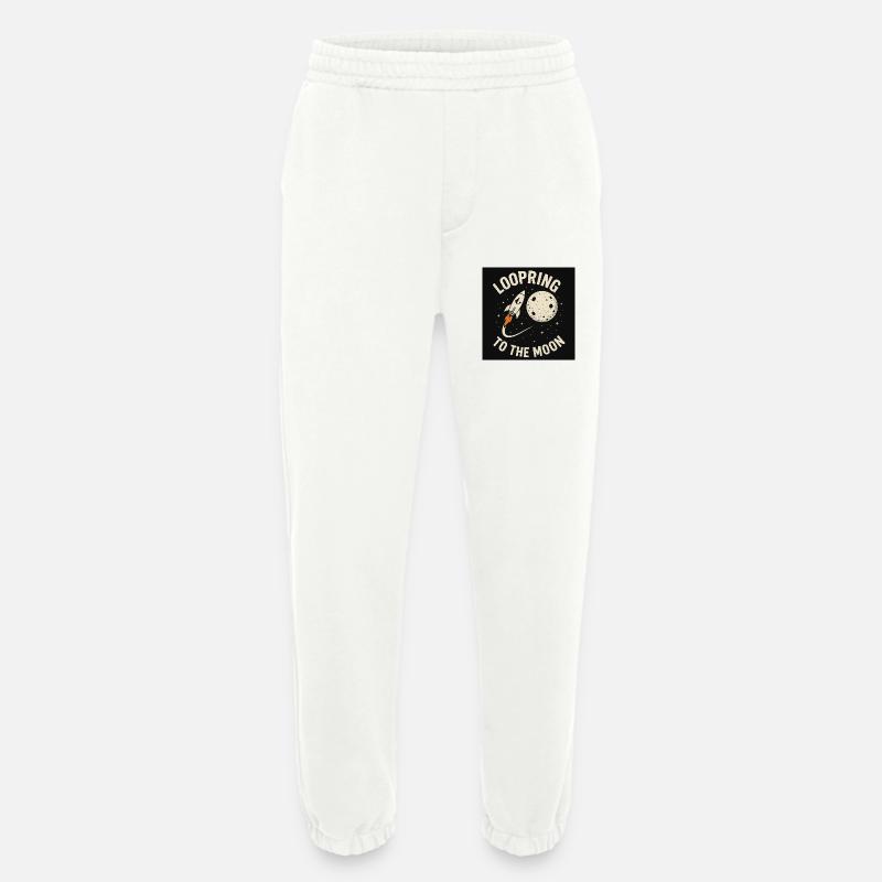 Loopring to the Moon! - Heavyweight Jogginghose - made by SPREAD  - OFF WHITE