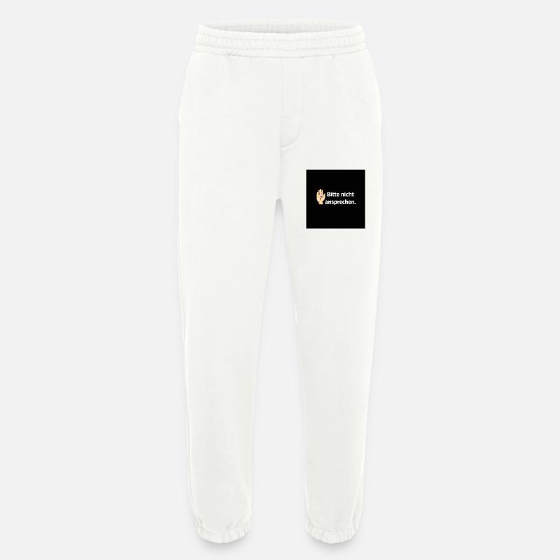 Bitte nicht ansprechen Grenzsignal - Heavyweight Jogginghose - made by SPREAD  - OFF WHITE