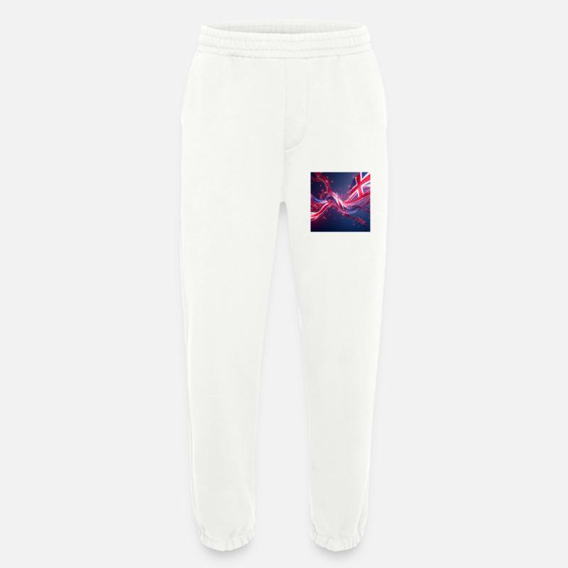 drapeaux_GB2 - Heavyweight Jogginghose - made by SPREAD  - OFF WHITE