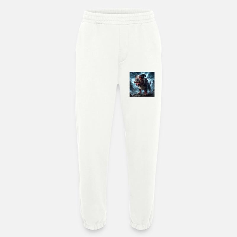 Infernalischer Dämonenhund - Heavyweight Jogginghose - made by SPREAD  - OFF WHITE