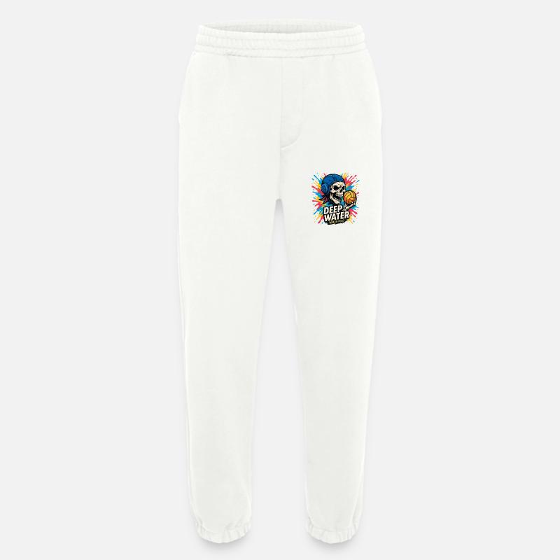 Crane DEEPWATER Water Polo - Heavyweight Jogging Pants - made by SPREAD  - OFF WHITE