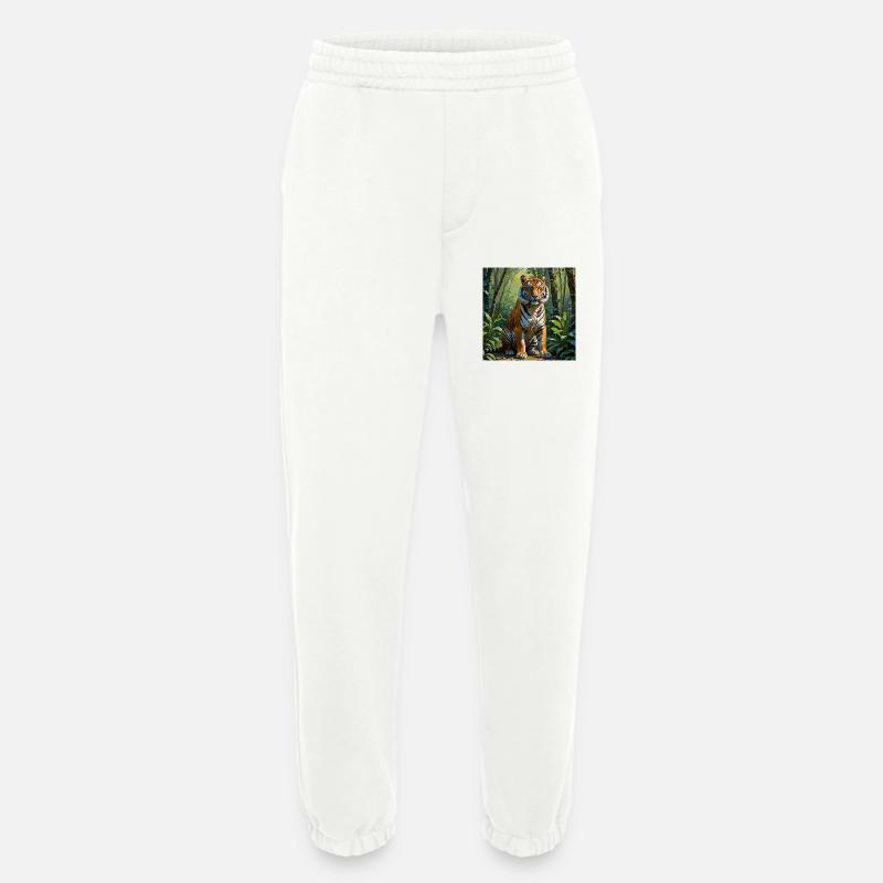 TIGER - Heavyweight Jogginghose - made by SPREAD  - OFF WHITE