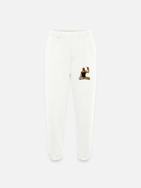 Gymfluencer – Selfie Beast – Beard Edition - Heavyweight Jogging Pants - made by SPREAD  - OFF WHITE