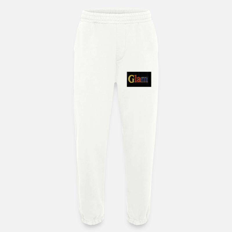 Glam Schmuck Text - Heavyweight Jogginghose - made by SPREAD  - OFF WHITE