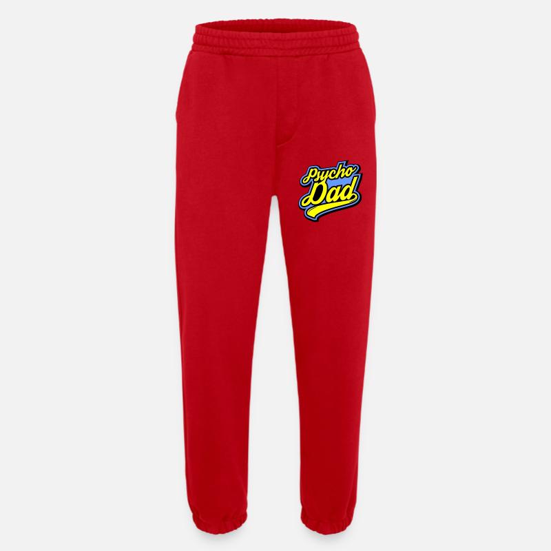 Psycho - Papa - Psycho - Dad - Heavyweight Jogginghose - made by SPREAD  - Rot