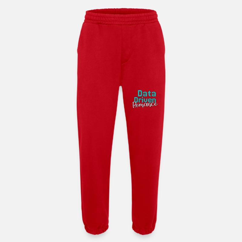 Data Science Valentine's Day Romance - Heavyweight Jogging Pants - made by SPREAD  - red