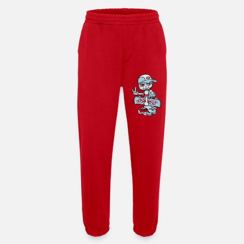 Skater boy flex - Heavyweight Jogginghose - made by SPREAD  - Rot