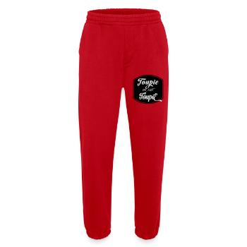 Toupie or not toupie ? Question de menuisier ! - Pantalon de jogging bio épais fabriqué en UE - rouge - Devant