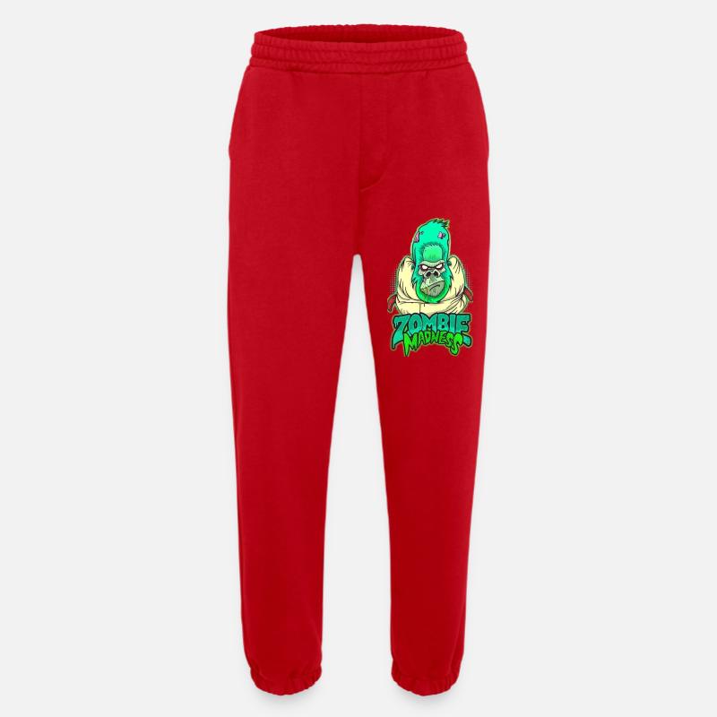 Zombie Gorilla - Heavyweight Jogginghose - made by SPREAD  - Rot