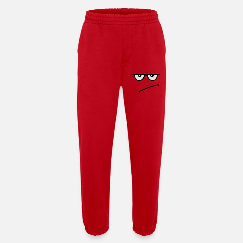 grumpy - Heavyweight Jogging Pants - made by SPREAD  - red