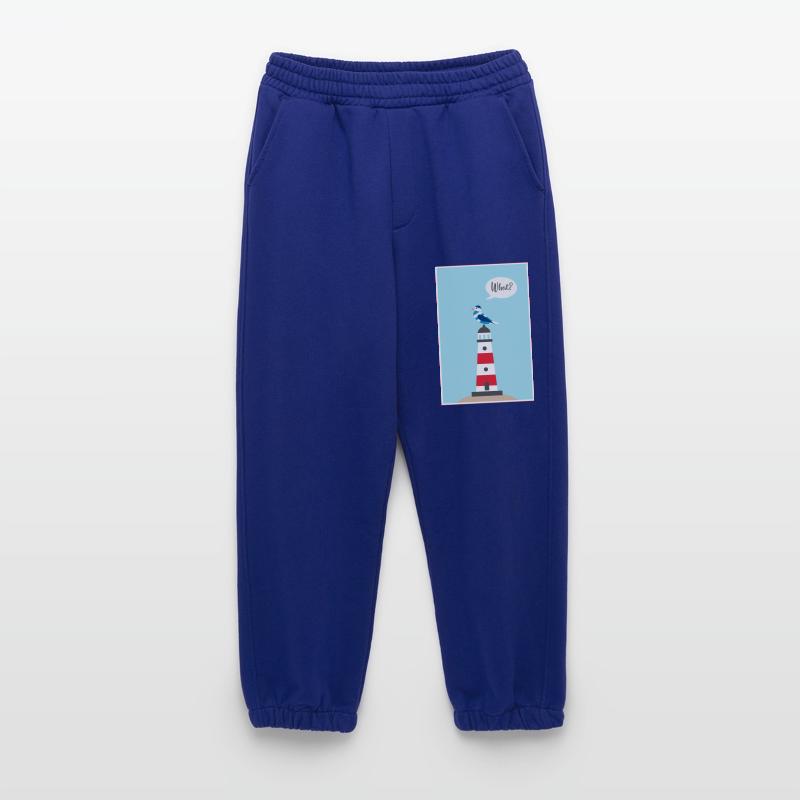 Leuchtturm - Möwe - Comic - Geschenk Heavyweight Jogginghose - made by SPREAD 