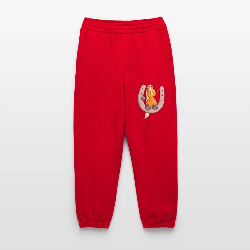 Glückspferd - Pferd - Glück Heavyweight Jogginghose - made by SPREAD 