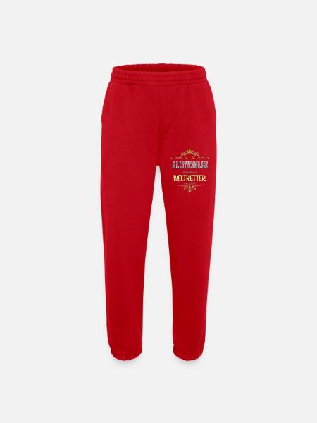 Milchtechnologe Weltretter - Heavyweight Jogginghose - made by SPREAD  - Rot