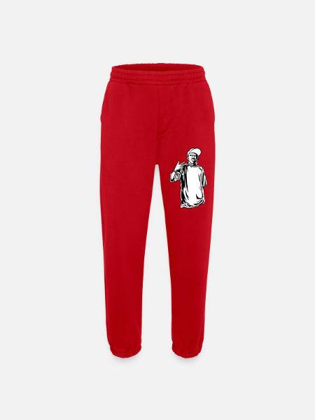 Gangster rapper - Heavyweight Jogging Pants - made by SPREAD  - red