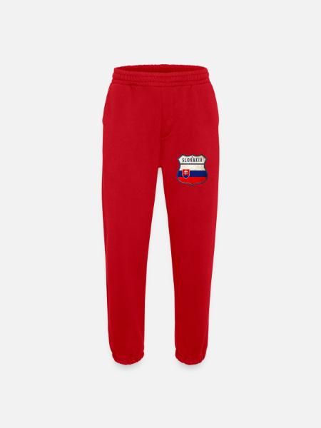Slowakei Flaggen Wappen Design - Heavyweight Jogginghose - made by SPREAD  - Rot