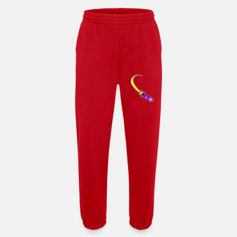 Rocket Purple - Heavyweight Jogging Pants - made by SPREAD - red