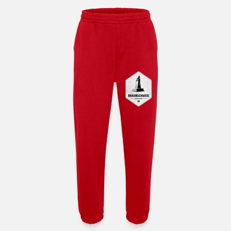 Braunschweig Denkmal Emblem - Heavyweight Jogginghose - made by SPREAD  - Rot