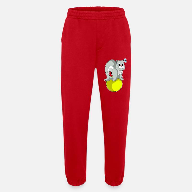 Cirque des phoques - Pantalon de jogging bio épais fabriqué en UE - rouge