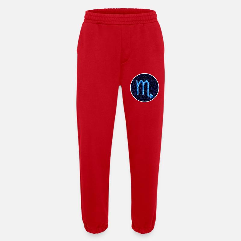 Scorpio - Heavyweight Jogging Pants - made by SPREAD  - red