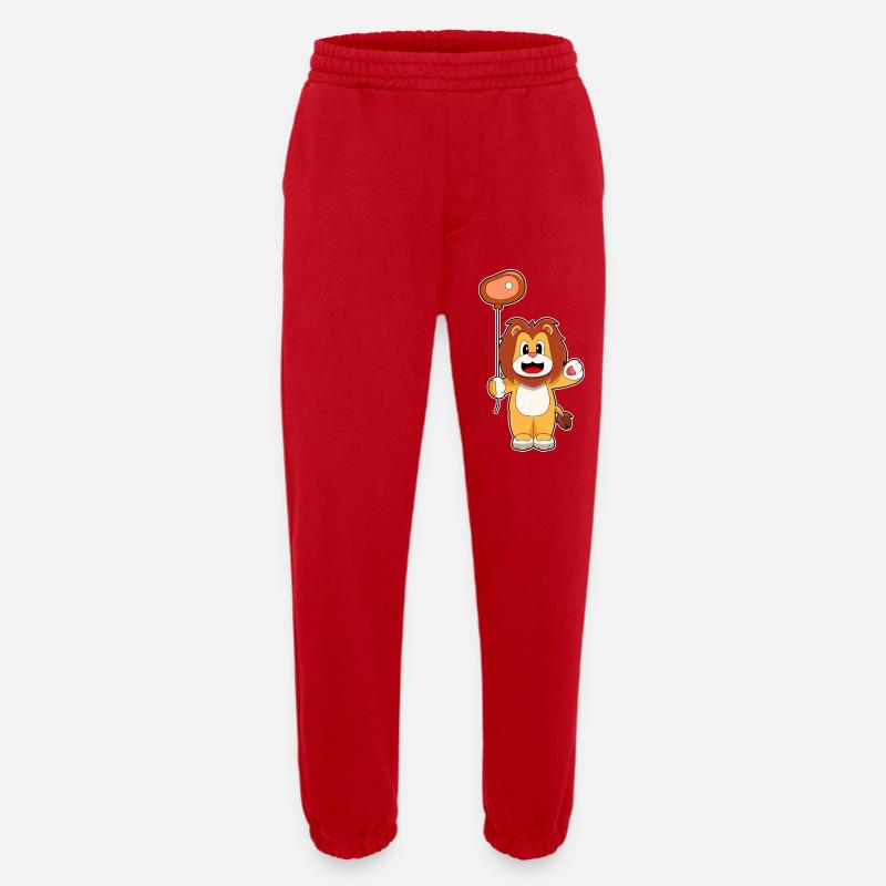 Löwe Luftballon  - Heavyweight Jogginghose - made by SPREAD  - Rot